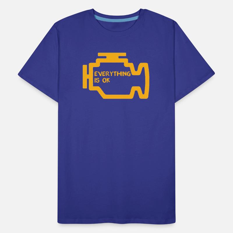 Check Engine Light Men's Premium Organic T-Shirt