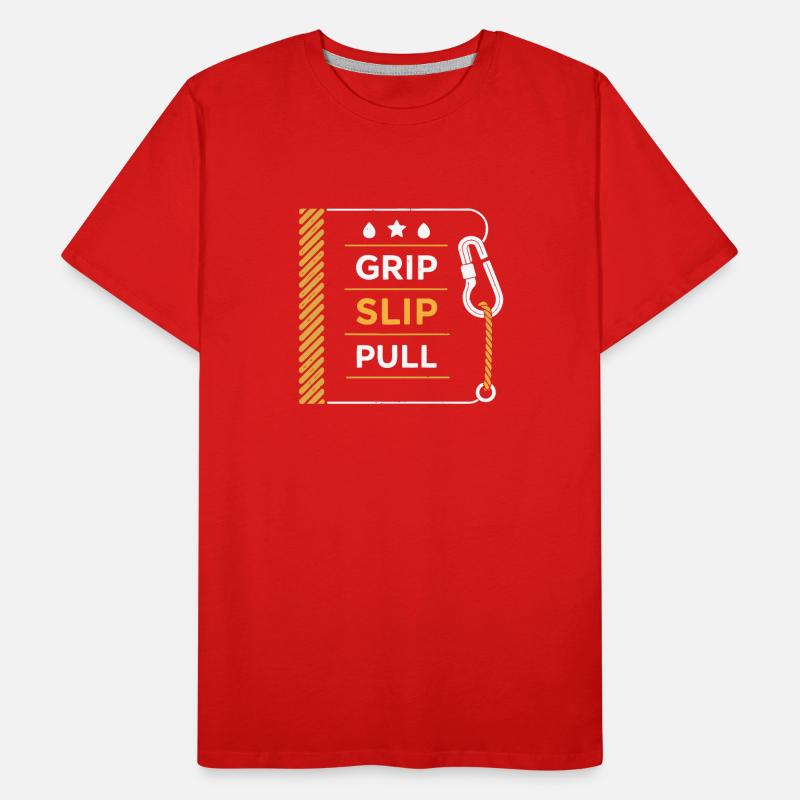 Grip-Slip-Pulloverseil Männer Premium Bio T-Shirt