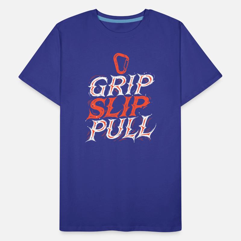Grip Slip Pull Typographie Dynamique T-shirt bio Premium Homme