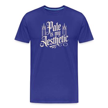 Die Stange ist meine Ästhetik - Männer Premium Bio T-Shirt - Königsblau - Vorne - Damien (186cm)