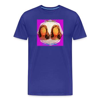 Zwillinge - Männer Premium Bio T-Shirt - Königsblau - Vorne - Damien (186cm)