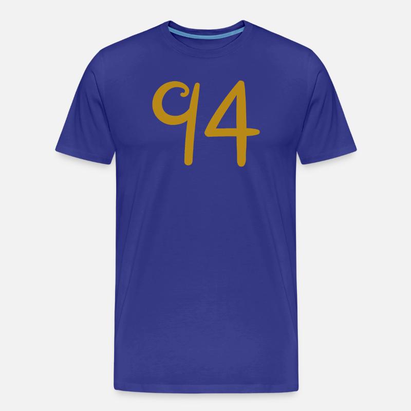 94 - Männer Premium Bio T-Shirt - Königsblau