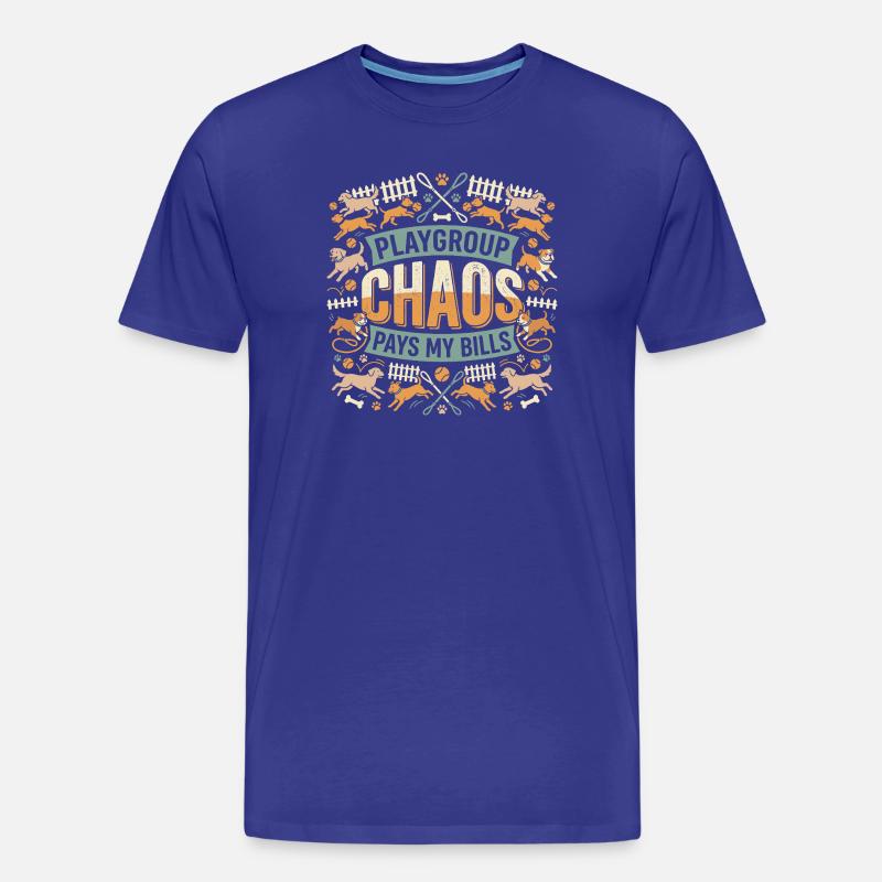 Zwingertechniker, Zwingerassistent, Tierpflege - Männer Premium Bio T-Shirt - Königsblau