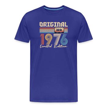 50. Geburtstag, 50 Jahre - Männer Premium Bio T-Shirt - Königsblau - Vorne - Damien (186cm)