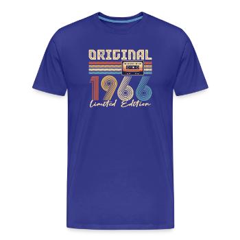 60. Geburtstag, 60 Jahre - Männer Premium Bio T-Shirt - Königsblau - Vorne - Damien (186cm)