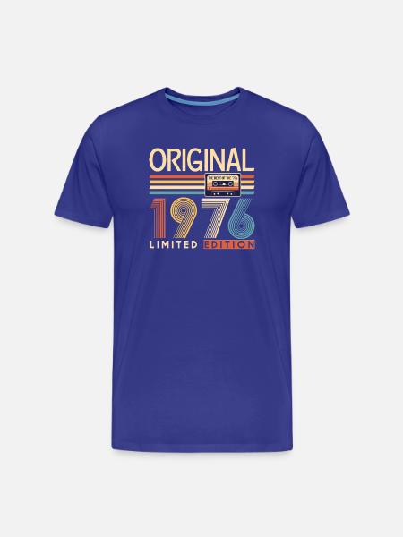 50 years, 50th anniversary - Men's Premium Organic T-Shirt - royal blue