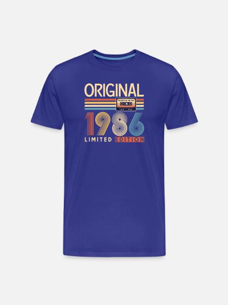 40 years, 40th anniversary - Men's Premium Organic T-Shirt - royal blue