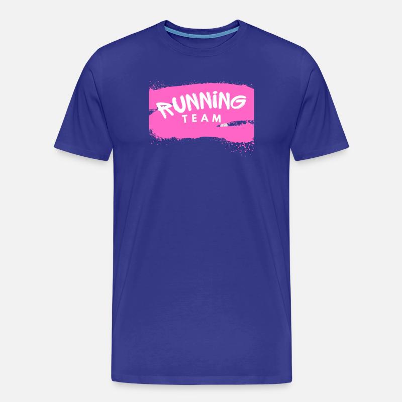 Running Team - Männer Premium Bio T-Shirt - Königsblau