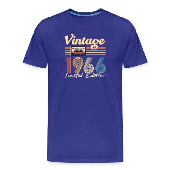 60th birthday - Men's Premium Organic T-Shirt - royal blue - Front - Damien (186cm)