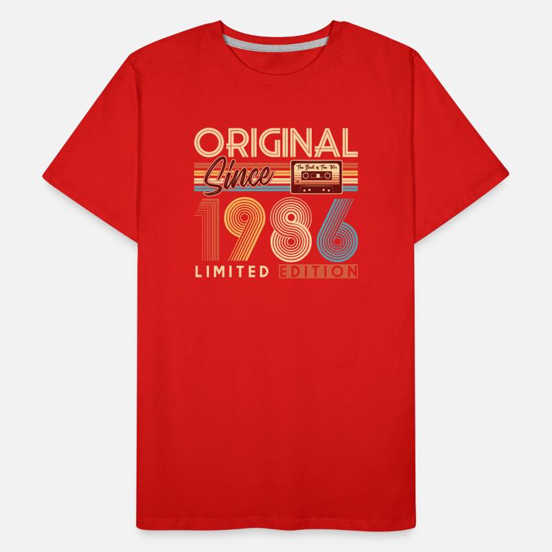40e anniversaire, 40 ans T-shirt bio Premium Homme