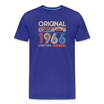 60. Geburtstag, 60 Jahre - Männer Premium Bio T-Shirt - Königsblau - Vorne - Damien (186cm)