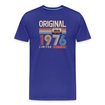 50. Geburtstag, 50 Jahre - Männer Premium Bio T-Shirt - Königsblau - Vorne - Damien (186cm)