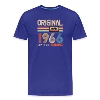 60. Geburtstag, 60 Jahre - Männer Premium Bio T-Shirt - Königsblau - Vorne - Damien (186cm)