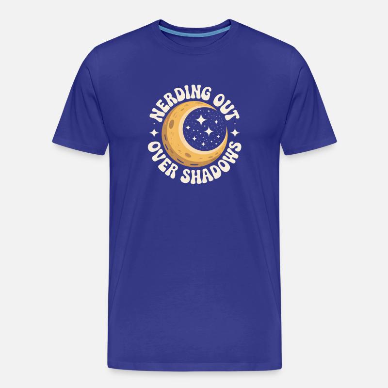 Schatten-Nerd | Sonnenfinsternis - Männer Premium Bio T-Shirt - Königsblau