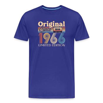 60. Geburtstag, 60 Jahre - Männer Premium Bio T-Shirt - Königsblau - Vorne - Damien (186cm)