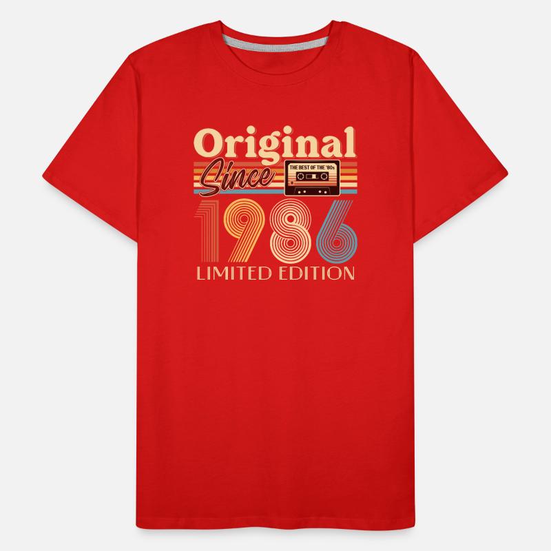 40e anniversaire, 40 ans T-shirt bio Premium Homme