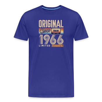 60. Geburtstag, 60 Jahre - Männer Premium Bio T-Shirt - Königsblau - Vorne - Damien (186cm)