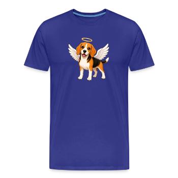 Souvenir de l’auréole des ailes d’ange des Rapetou - T-shirt bio Premium Homme - bleu roi - Devant - Damien (186cm)