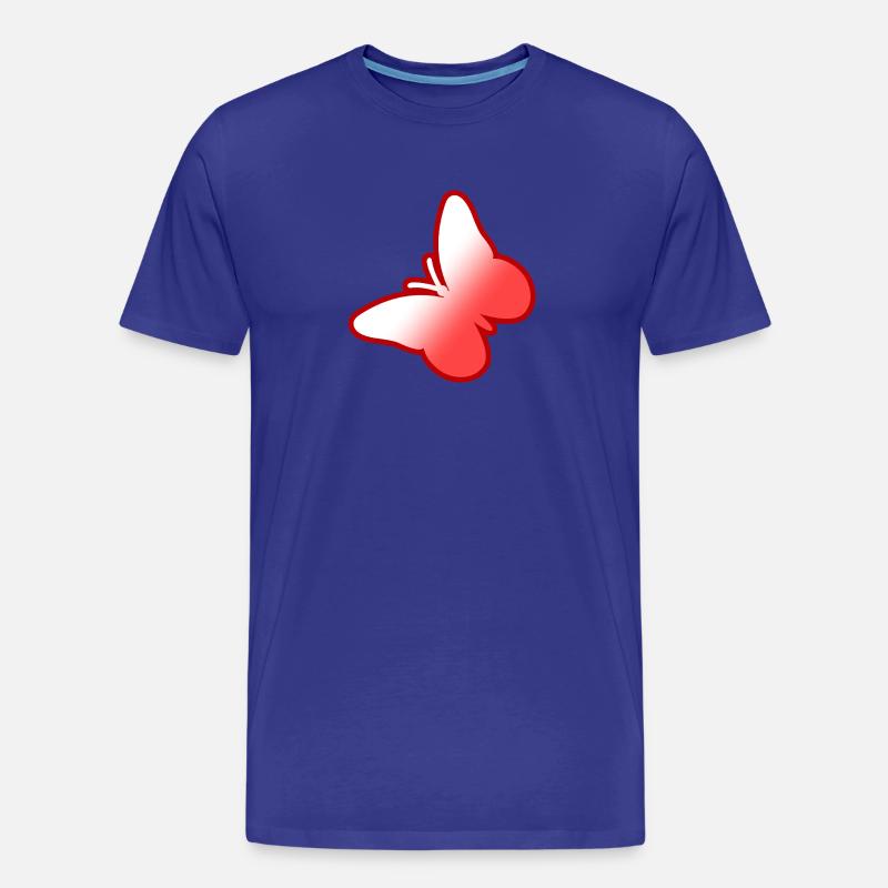 Schmetterling - Männer Premium Bio T-Shirt - Königsblau