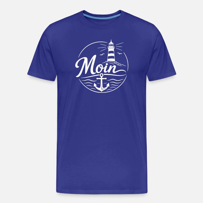 Moin - Männer Premium Bio T-Shirt - Königsblau