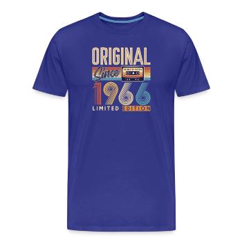 60. Geburtstag, 60 Jahre - Männer Premium Bio T-Shirt - Königsblau - Vorne - Damien (186cm)