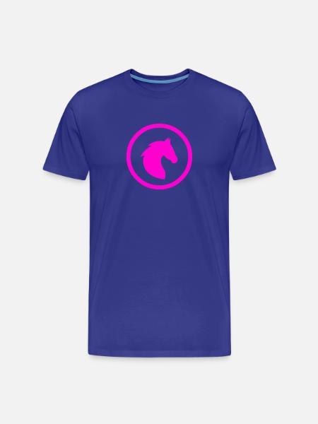Chevaux - T-shirt bio Premium Homme - bleu roi
