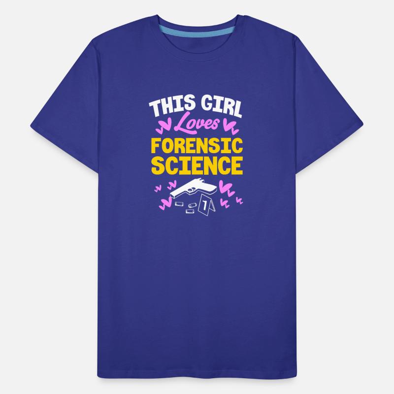 Forensics Forensic Experts Forensic Evidence Men's Premium Organic T-Shirt