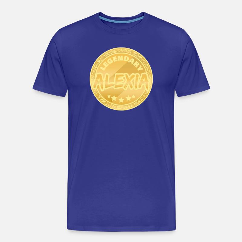Alexia as a gift idea - Men's Premium Organic T-Shirt - royal blue