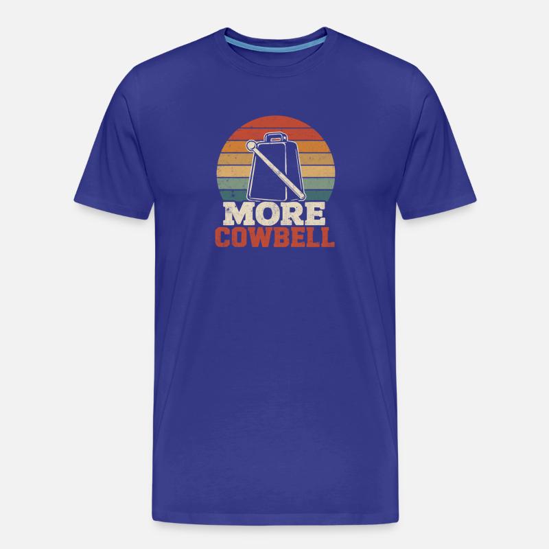 Kuhglocke Regenbogenkreis - Männer Premium Bio T-Shirt - Königsblau
