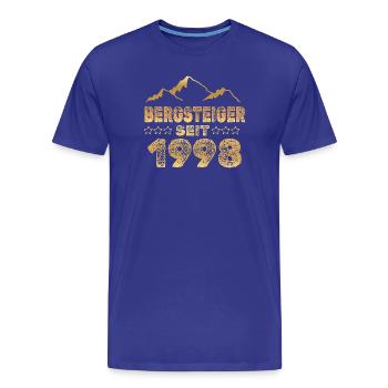 geboren 1998 - Männer Premium Bio T-Shirt - Königsblau - Vorne - Damien (186cm)