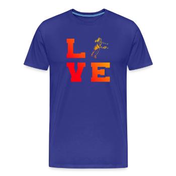 Pickleball athlete Geschenkidee für den Geburtstag - Männer Premium Bio T-Shirt - Königsblau - Vorne - Damien (186cm)