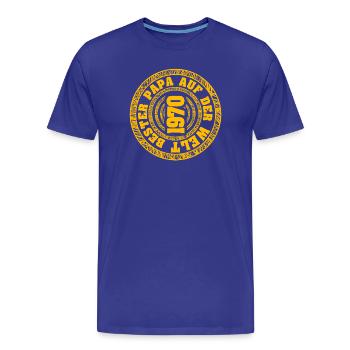 1970 - Men's Premium Organic T-Shirt - royal blue - Front - Damien (186cm)