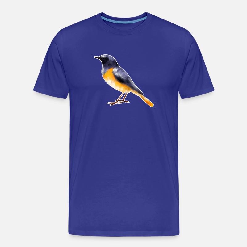 Gartenrotschwanz.1 - Männer Premium Bio T-Shirt - Königsblau