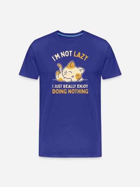 J’aime vraiment ne rien faire - T-shirt bio Premium Homme - bleu roi