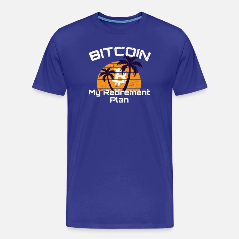 Bitcoin - 21 Million - Cryptocurrency - Männer Premium Bio T-Shirt - Königsblau