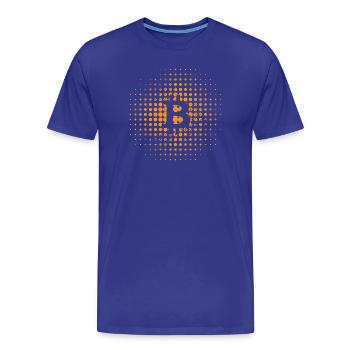 Bitcoin, Bitcoiner Geschenkidee - Männer Premium Bio T-Shirt - Königsblau - Vorne - Damien (186cm)