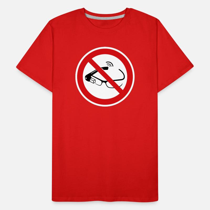 Smart glasses prohibited Men's Premium Organic T-Shirt