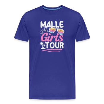 Tournée des filles à Majorque Fête Soirée des filles de vacances - T-shirt bio Premium Homme - bleu roi - Devant - Damien (186cm)