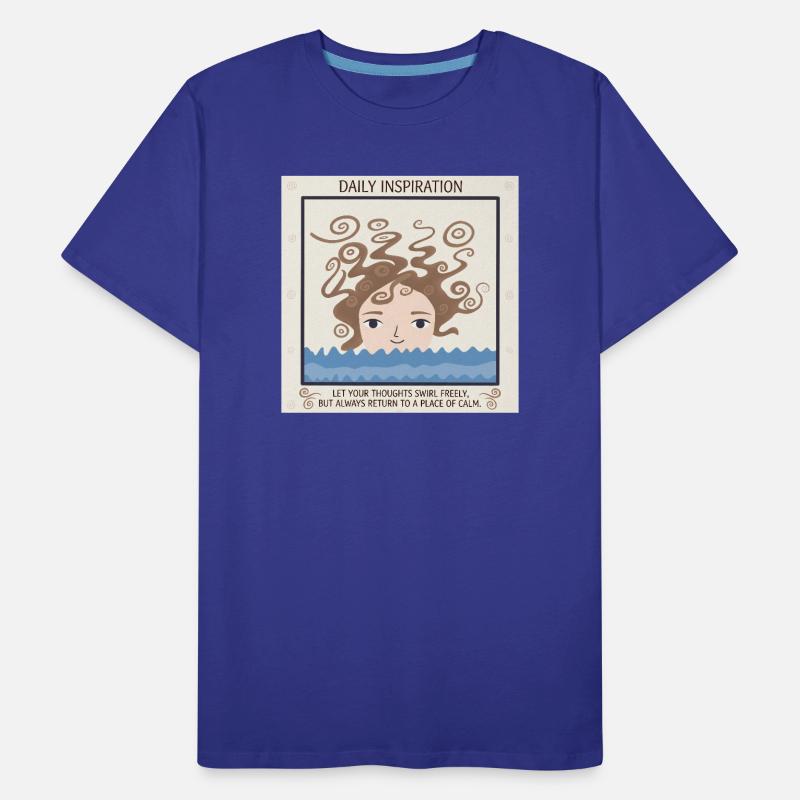 Mer de Tranquillité et de Pensées T-shirt bio Premium Homme