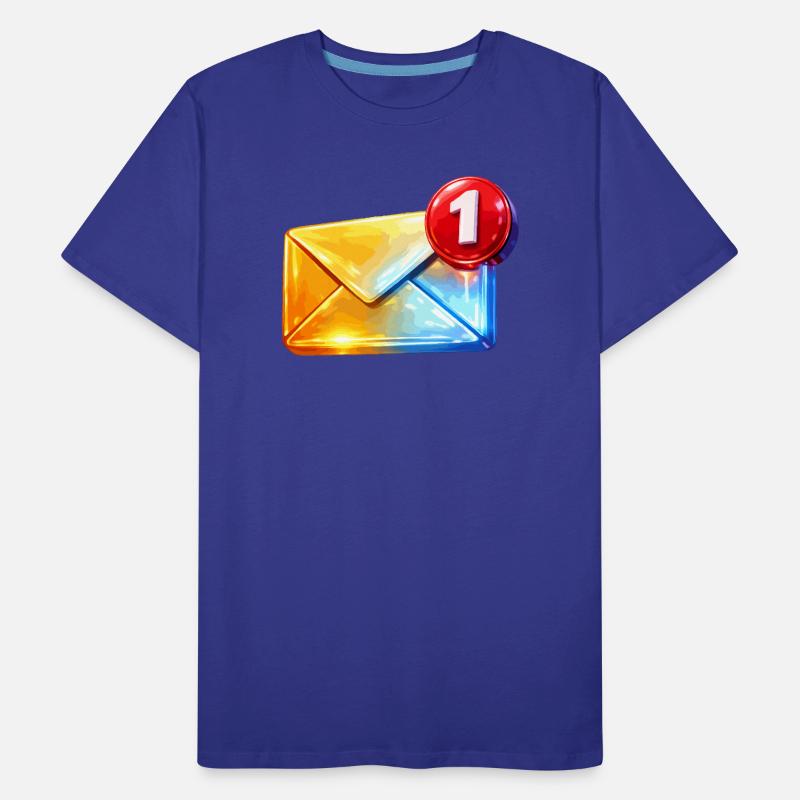 Erste Abzeichen-E-Mail Männer Premium Bio T-Shirt