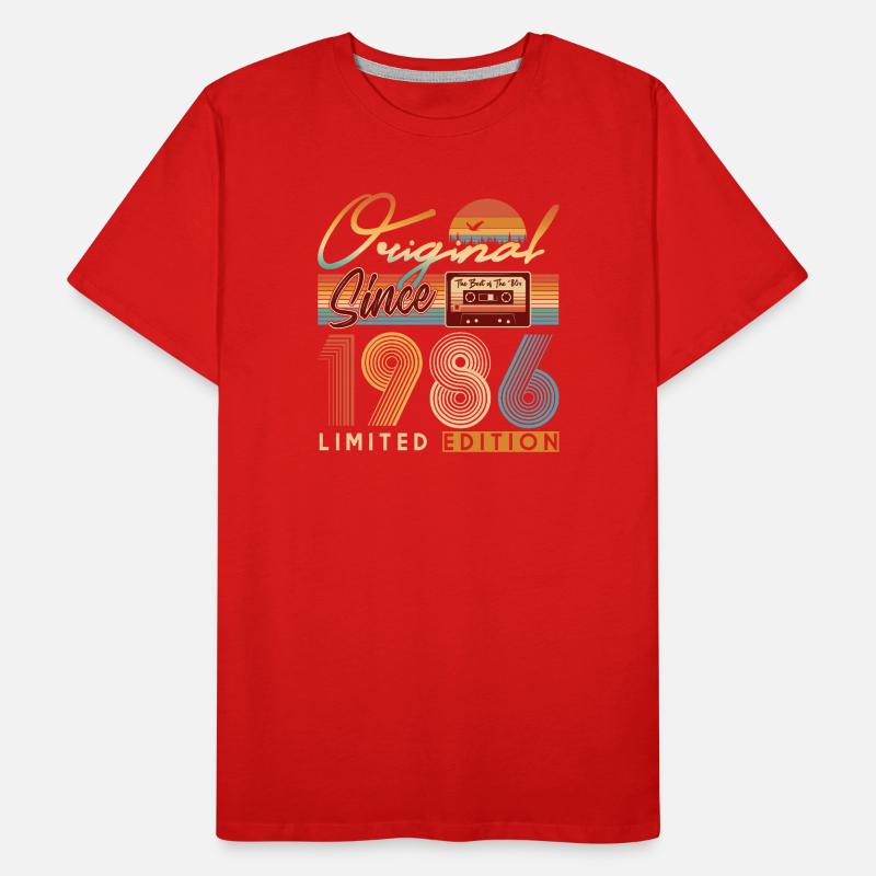 40e anniversaire, 40 ans T-shirt bio Premium Homme