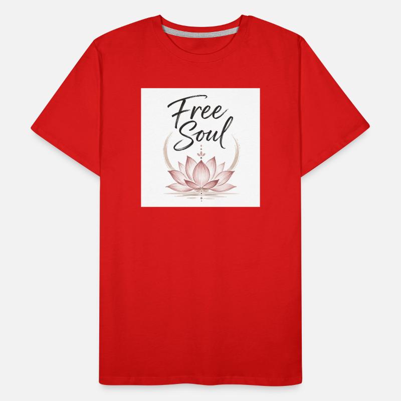 Fleur de Lotus de l’Âme Libre T-shirt bio Premium Homme