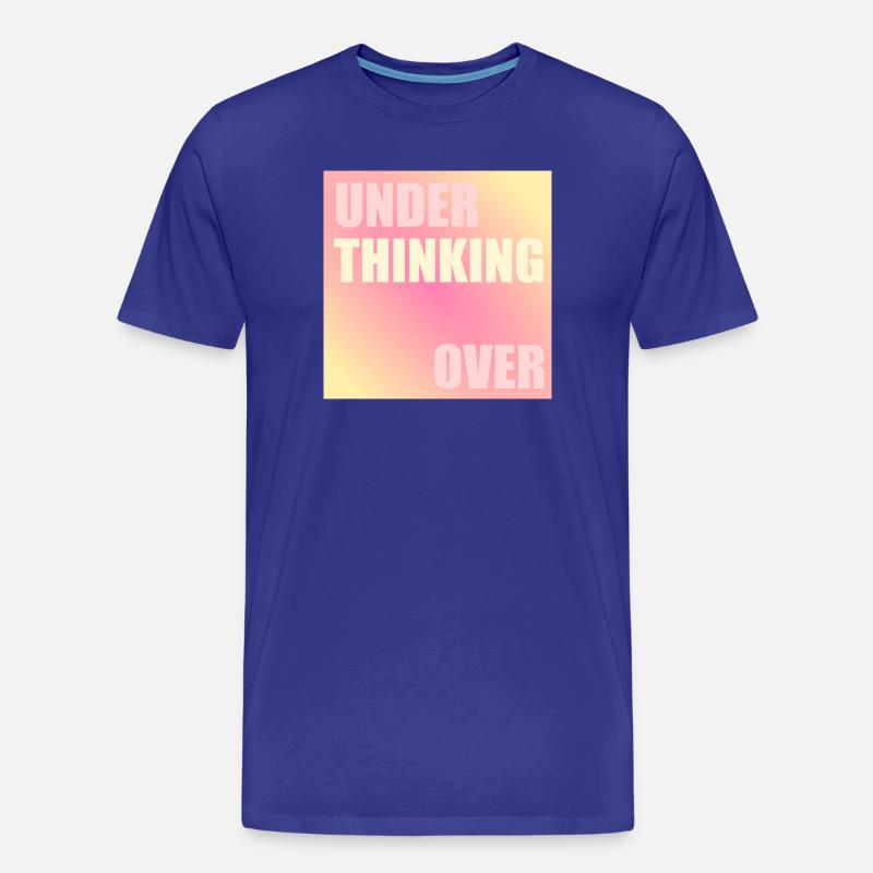 Denken - Männer Premium Bio T-Shirt - Königsblau