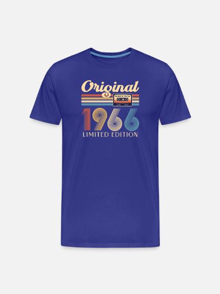 60th birthday, 60 years - Men's Premium Organic T-Shirt - royal blue