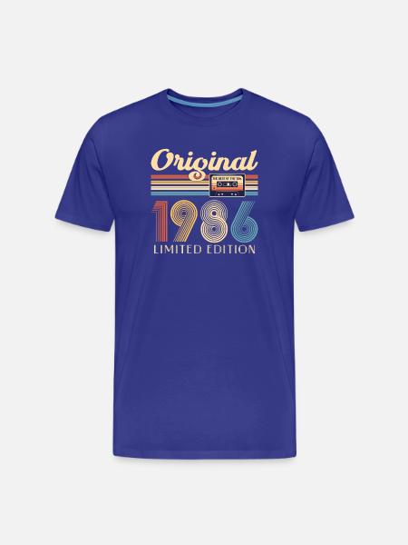 40th birthday, 40 years - Men's Premium Organic T-Shirt - royal blue