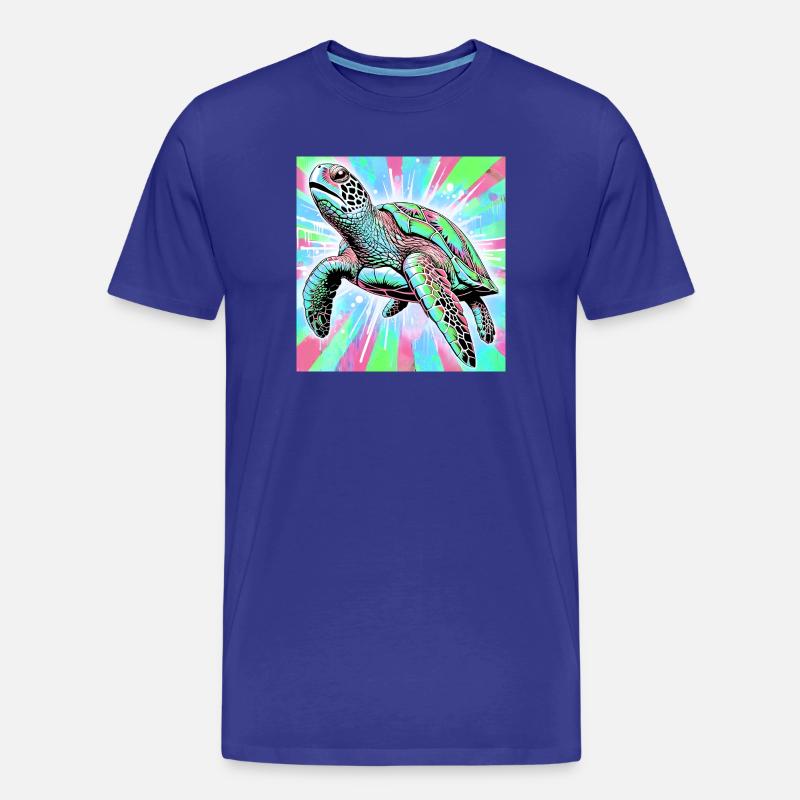 Schildkröte - Männer Premium Bio T-Shirt - Königsblau