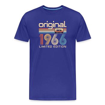 60. Geburtstag, 60 Jahre - Männer Premium Bio T-Shirt - Königsblau - Vorne - Damien (186cm)