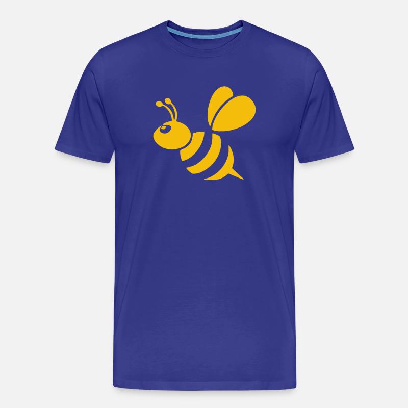 Bienchen - Männer Premium Bio T-Shirt - Königsblau