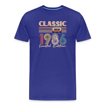 40. Geburtstag, 40 Jahre - Männer Premium Bio T-Shirt - Königsblau - Vorne - Damien (186cm)
