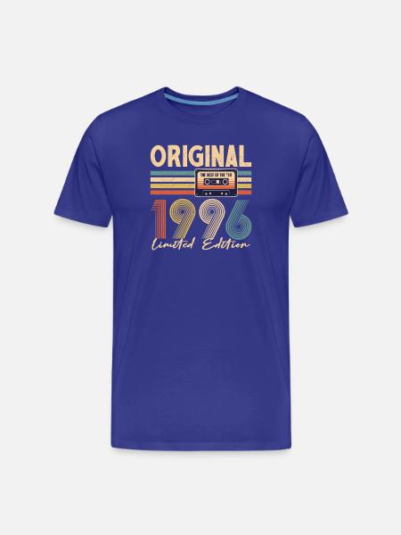 30e anniversaire, 30 ans - T-shirt bio Premium Homme - bleu roi